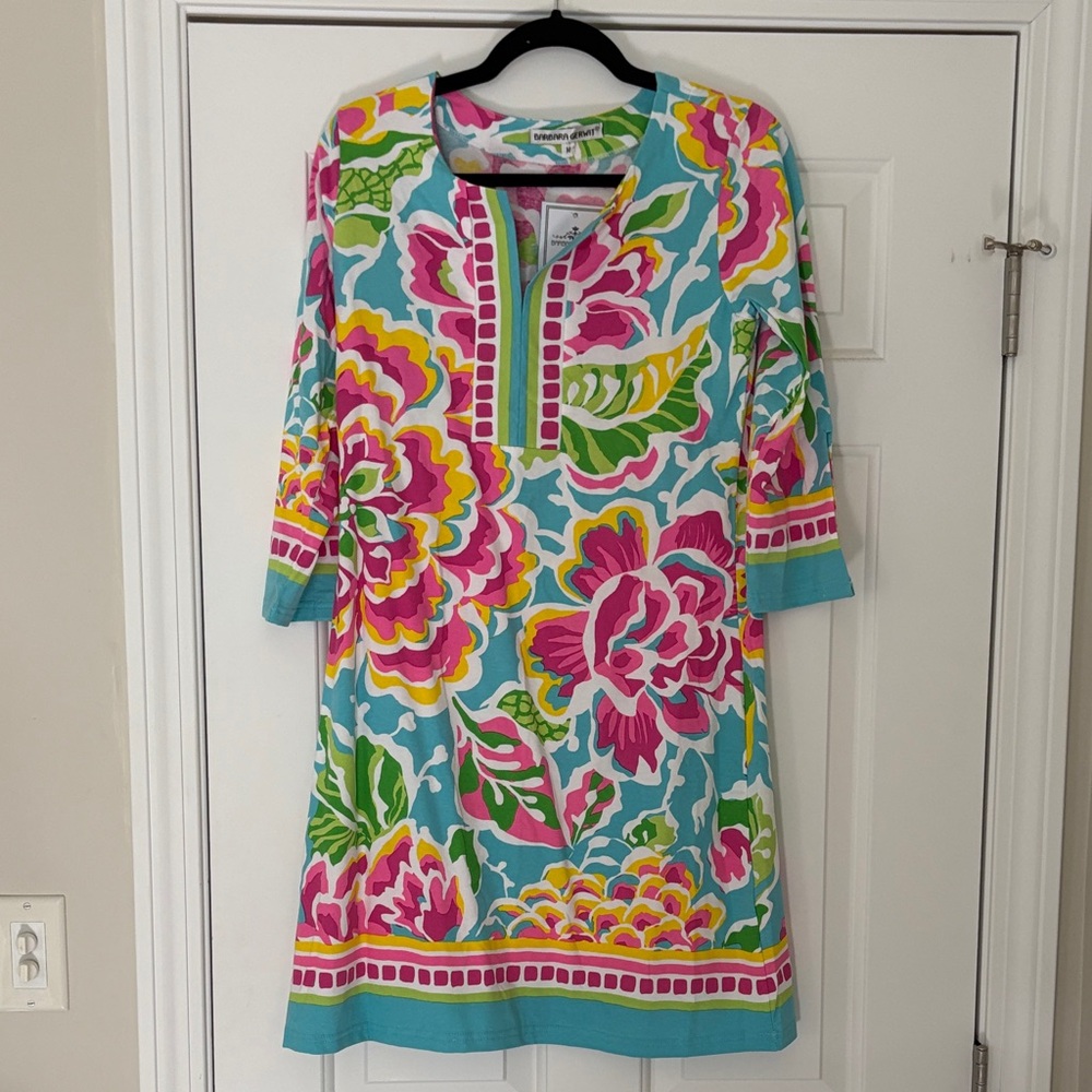 Vibrant Floral Long Sleeve Dress